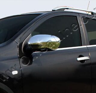 Хромированные накладки на зеркала Nissan Qashqai 2007-2010
