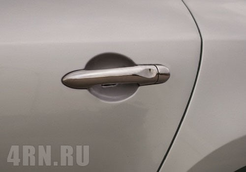 Хромированные накладки на ручки Renault Megane 3 2010->