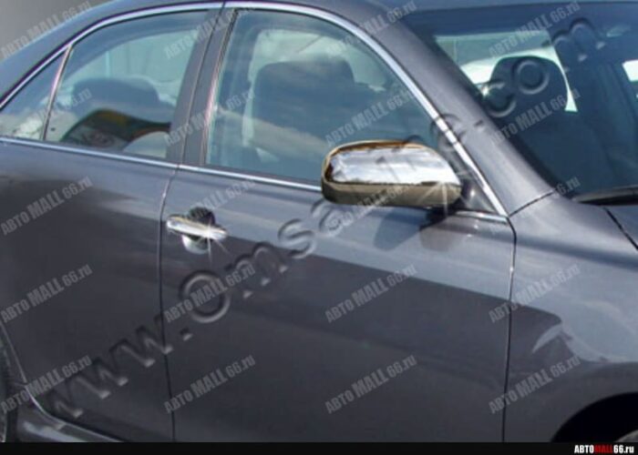 Хромированные накладки на зеркала Toyota Camry 2007->