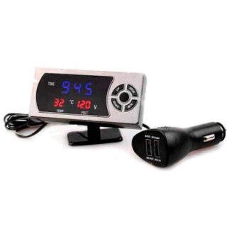 Автомобильные часы - термометр - вольтметр VST - 815