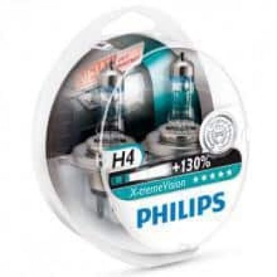 Автомобильные лампы Philips H4 X-tremeVision +130%