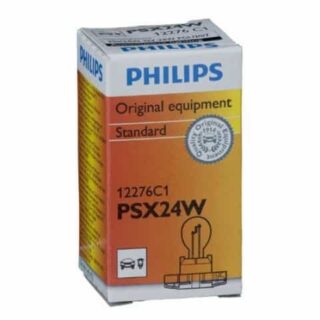 Лампа автомобильная PHILIPS PSX24W 12v 24w HiPerVision цок. PG20/7, 12276 C1