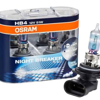 Галогеновые лампы Osram Night Breaker  9006 HB4 +90%