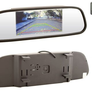 Зеркало со встроенным монитором 5" с разрешением HD interpower
