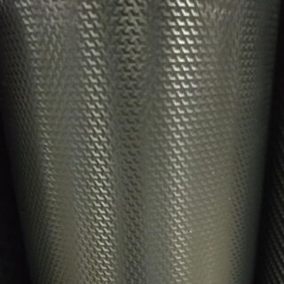 Пленка виниловая текстура ромбики черная с воздушными каналами