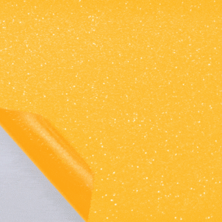 Пленка виниловая алмазная крошка желтая с воздушными каналами