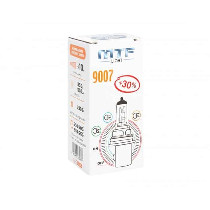 Галогенная лампа MTF Light HB5 9007 12V 65/55W - Standard +30%