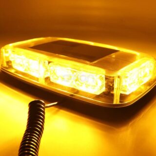 Световая панель мини проблесковая LED балка 90W желтая