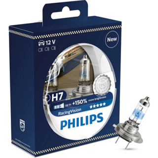 Лампы H7 PHILIPS Racing Vision +150%