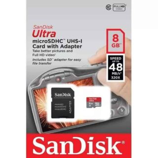 Карта памяти SanDisk Ultra 8Gb microsdhc UHS-1