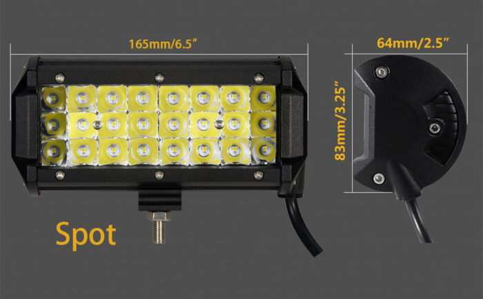 Трехрядная LED фара 36W A31-72-SF