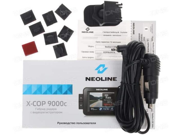 Neoline X-COP 9000с – гибрид с GPS базой полицейских радаров и камер