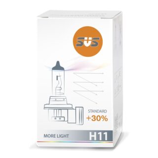 Лампа галогенная H11 12V 55W PGJ19-2 Standard +30%