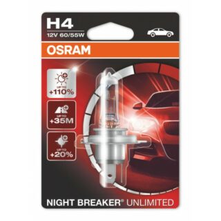 Автолампы Osram Night Breaker® UNLIMITED +110 % H4 к-т 12V 60/55W