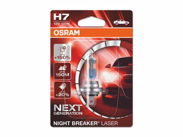Галогенные лампы Night Breaker Laser H7 Next Generation 64210NL +150%