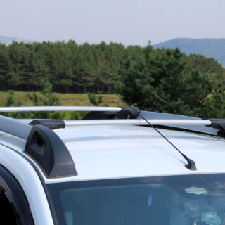 Багажная система Wingbar roof rack на высокий рейлинг серебро