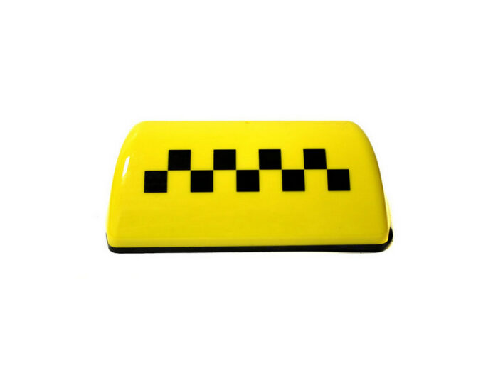 Плафон такси (Россия) 6 магнитов желтый