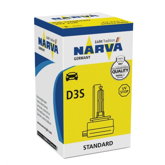 Лампа ксеноновая NARVA D3S 42V-35W, 84032