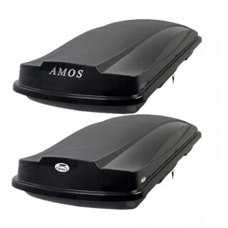 Автобокс Amos Travel Pack 500 черный-структурный (под заказ 7 дней)