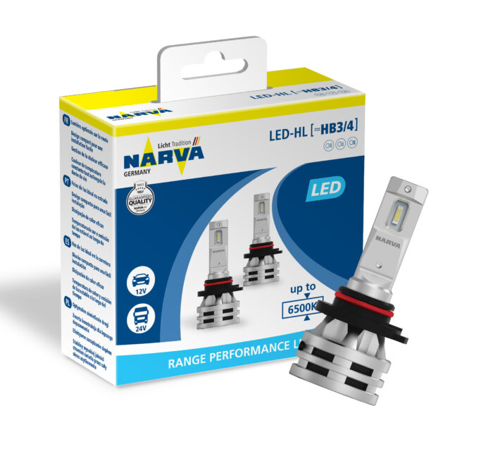 Комплект светодиодных ламп NARVA LED HB4,HB3 12В/24В 6500К