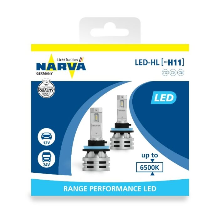 Комплект светодиодных ламп NARVA LED H11 12В/24В 6500К