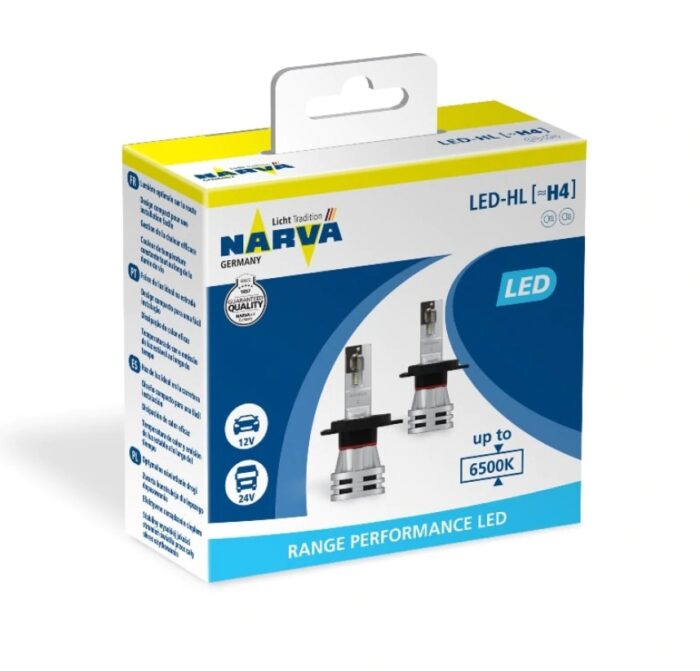 Комплект светодиодных ламп NARVA LED H4 12В/24В 6500К