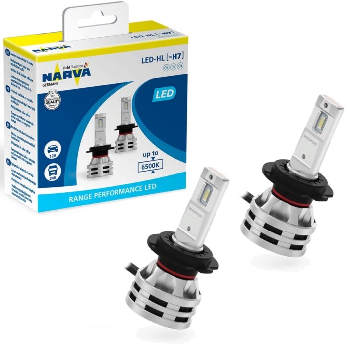 Комплект светодиодных ламп NARVA LED H7 12В/24В 6500К