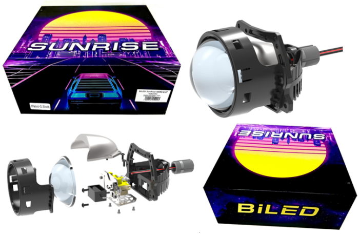 Bi-LED модуль 3″ SUNRISE Mini 24V