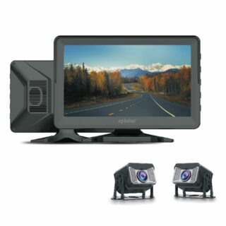 Автомобильный видеорегистратор-монитор для грузовиков Eplutus D705  2 камеры