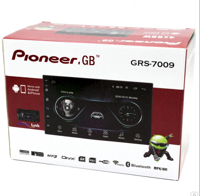 Автомобильная магнитола 2 din PioneerGB GRS-7009